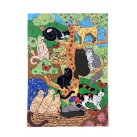 Детский Деревянный пазл Funny Cats Детский Деревянный пазл Funny Cats