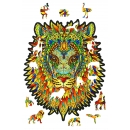 Фигурный пазл из дерева The Lion King